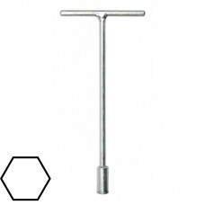 56740 VOREL Cheie tubulara hexagonala 17 mm, lungi..